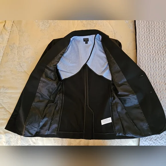 JCrew Factory crewcuts boys size 16 Thompson suit jacket in flex chino in black